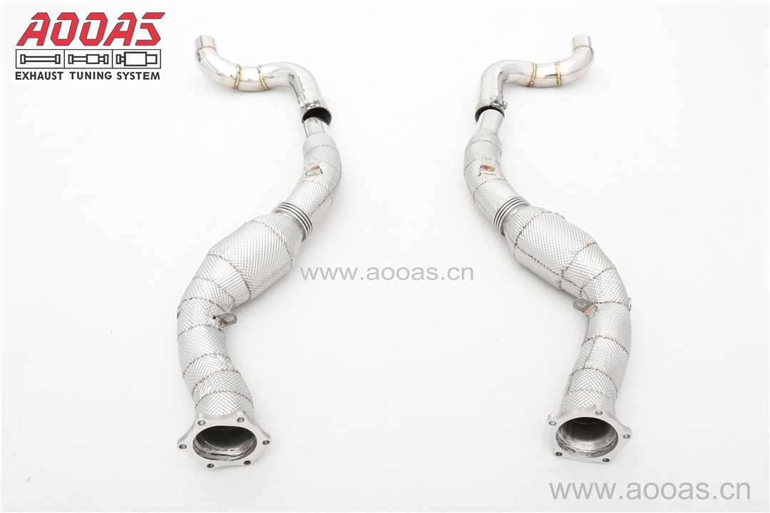 Porsche Panamera Turbo 970 All SS304 /Cat Downpipe With Heat Shield